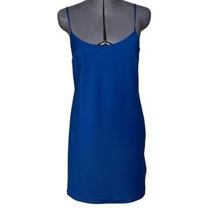 DKNYC women’s royal blue dress or slip size small